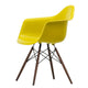 Vitra Eames Plastic Armchair RE DAW in 34 Mustard RE / Dark Maple — packshot