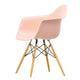 Vitra Eames Plastic Armchair RE DAW in 41 Pale Rose RE / Golden Maple — packshot