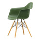 Vitra Eames Plastic Armchair RE DAW in 48 Forest RE / Golden Maple — packshot