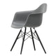 Vitra Eames Plastic Armchair RE DAW in 56 Granite Grey RE / Black Maple — packshot