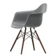 Vitra Eames Plastic Armchair RE DAW in 56 Granite Grey RE / Dark Maple — packshot
