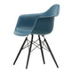 Vitra Eames Plastic Armchair RE DAW in 83 Sea Blue RE / Black Maple — packshot