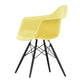 Vitra Eames Plastic Armchair RE DAW in 92 Citron RE / Black Maple — packshot