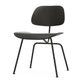 Vitra Eames Plywood Group DCM Chair in Black Ash, Basic Dark — packshot