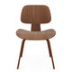 Vitra Eames Plywood Group DCW Chair in Black Pigmented Walnut — packshot, detail