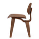 Vitra Eames Plywood Group DCW Chair in Black Pigmented Walnut — packshot, detail