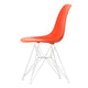 Vitra Eames Plastic Side Chair RE DSR in 03 Poppy Red RE / White Powder Coated — packshot