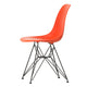 Vitra Eames Plastic Side Chair RE DSR in 03 Poppy Red RE / Basic Dark Powder Coated — packshot