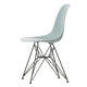 Vitra Eames Plastic Side Chair RE DSR in 24 Light Grey RE / Basic Dark Powder Coated — packshot