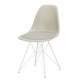 Vitra Eames Plastic Side Chair RE DSR Seat Upholstery in Pebble RE / Warm Grey Ivory Hopsak — packshot