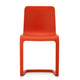 Vitra Evo-C Chair in Poppy Red — packshot, front view
