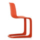Vitra Evo-C Chair in Poppy Red — packshot, side view