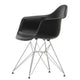 Vitra Eames Plastic Armchair RE DAR in 12 Deep Black RE / Chrome — packshot