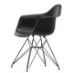 Vitra Eames Plastic Armchair RE DAR in 12 Deep Black RE / Basic Dark Powder Coated — packshot