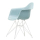 Vitra Eames Plastic Armchair RE DAR in 23 Ice Grey RE / White Powder Coated — packshot