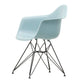 Vitra Eames Plastic Armchair RE DAR in 23 Ice Grey RE / Basic Dark Powder Coated — packshot