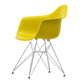 Vitra Eames Plastic Armchair RE DAR in 34 Mustard RE / Chrome — packshot