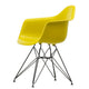 Vitra Eames Plastic Armchair RE DAR in 34 Mustard RE / Basic Dark Powder Coated — packshot