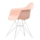 Vitra Eames Plastic Armchair RE DAR in 41 Pale Rose RE / White Powder Coated — packshot
