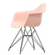 Vitra Eames Plastic Armchair RE DAR in 41 Pale Rose RE / Basic Dark Powder Coated — packshot