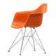 Vitra Eames Plastic Armchair RE DAR in 43 Rusty Orange RE / Chrome — packshot