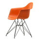 Vitra Eames Plastic Armchair RE DAR in 43 Rusty Orange RE / Basic Dark Powder Coated — packshot
