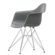 Vitra Eames Plastic Armchair RE DAR in 56 Granite Grey RE / Chrome — packshot