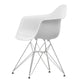 Vitra Eames Plastic Armchair RE DAR in 85 Cotton White RE / Chrome — packshot
