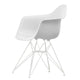 Vitra Eames Plastic Armchair RE DAR in 85 Cotton White RE / White Powder Coated — packshot