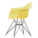 Vitra Eames Plastic Armchair RE DAR in 92 Citron RE / Basic Dark Powder Coated — packshot