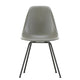 Vitra Eames Fiberglass Side Chair DSX in Raw Umber with Basic Dark base — packshot