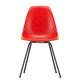 Vitra Eames Fiberglass Side Chair DSX in Classic Red with Basic Dark base — packshot