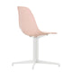 Vitra Eames Plastic Side Chair RE DSL in 41 Pale Rose RE / White Powder Coated — packshot, detail