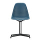 Vitra Eames Plastic Side Chair RE DSL in 83 Sea Blue RE / Basic Dark Powder Coated — packshot, detail