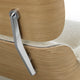 Vitra Eames Lounge Chair in Chestnut Natural — studio, detail