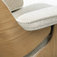 Vitra Eames Lounge Chair in Chestnut Natural — studio, detail