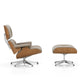 Vitra Eames Lounge Chair & Ottoman in Cherry Natural — packshot