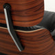 Vitra Eames Lounge Chair in Santos Palisander — studio, detail