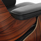 Vitra Eames Lounge Chair in Santos Palisander — studio, detail
