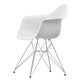 Vitra Eames Plastic Armchair RE DAR in 85 Cotton White RE / Chrome — packshot