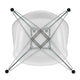 Vitra Eames Plastic Armchair RE DAR in 85 Cotton White RE / Chrome — packshot, detail