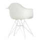 Vitra Eames Plastic Armchair RE DAR in 85 Cotton White RE / White Powder Coated — packshot, detail