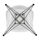 Vitra Eames Plastic Armchair RE DAR Full Upholstery — packshot, detail