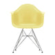 Vitra Eames Plastic Armchair RE DAR in 92 Citron RE / Chrome — packshot, detail