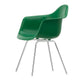 Vitra Eames Plastic Armchair RE DAX in 17 Emerald RE / Chrome — packshot