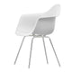 Vitra Eames Plastic Armchair RE DAX in 85 Cotton White RE / Chrome — packshot