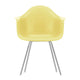Vitra Eames Plastic Armchair RE DAX in 92 Citron RE / Chrome — packshot, detail