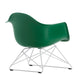 Vitra Eames Plastic Armchair RE LAR in 17 Emerald RE / White Powder Coated — packshot, detail
