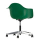 Vitra Eames Plastic Armchair RE PACC in 17 Emerald RE / Chrome — packshot, detail
