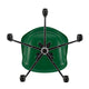 Vitra Eames Plastic Armchair RE PACC in 17 Emerald RE / Chrome — packshot, detail